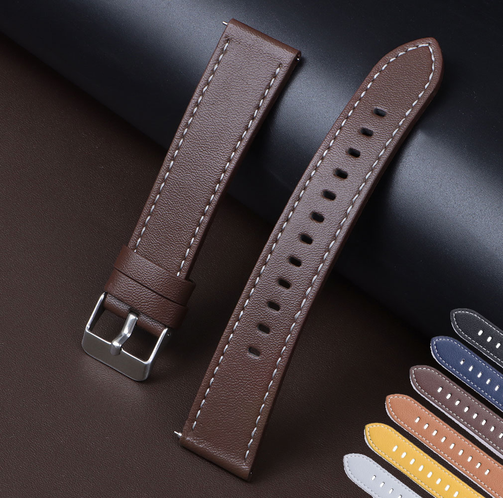 Leather Strap Quick Release - Bracelets de montre en cuir de