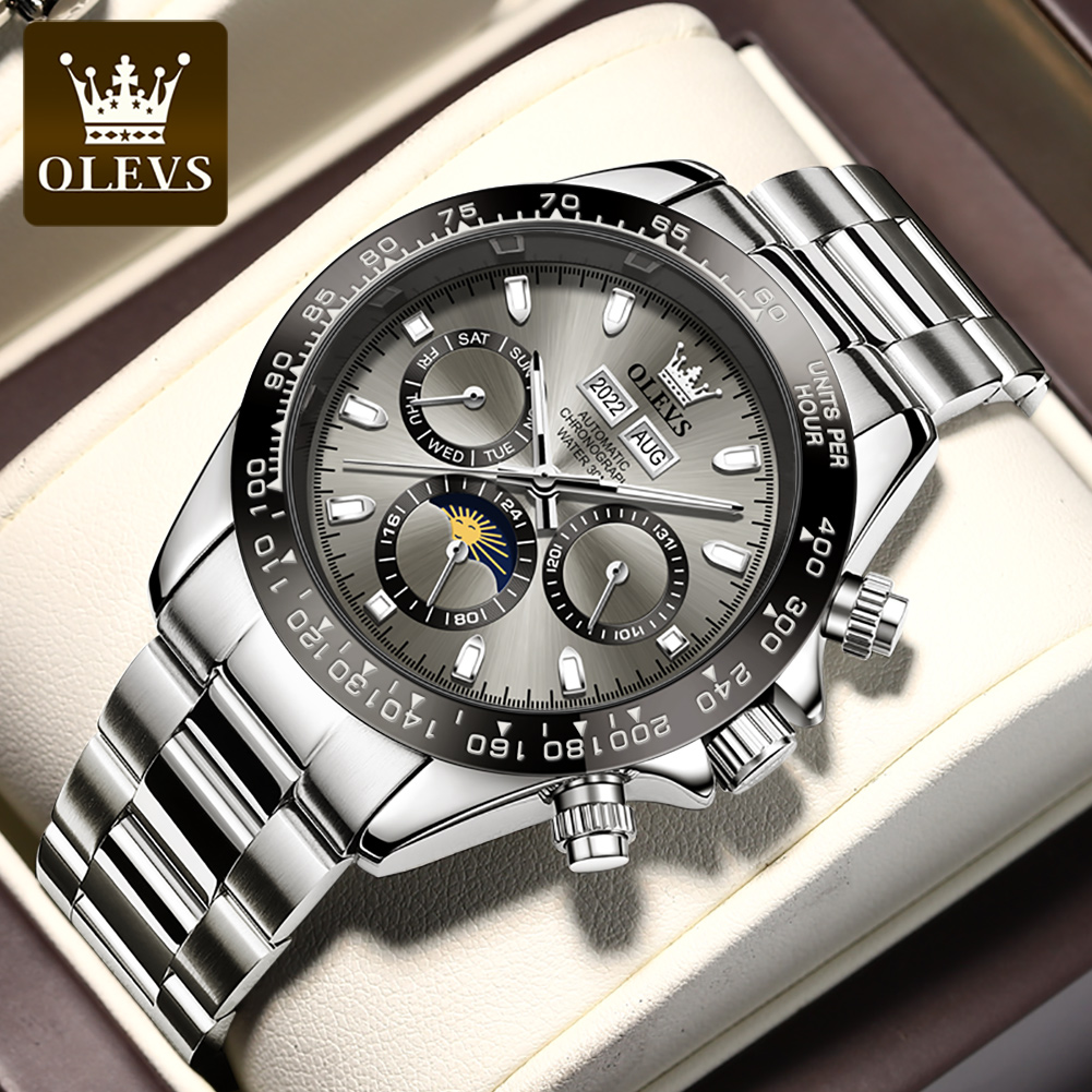 Seiko Watch 5 Sports - OLEVS 6654 montre de luxe pour