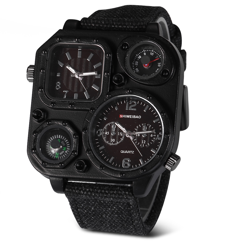 Canvas Strap Watch - Montres à Quartz pour hommes, marque