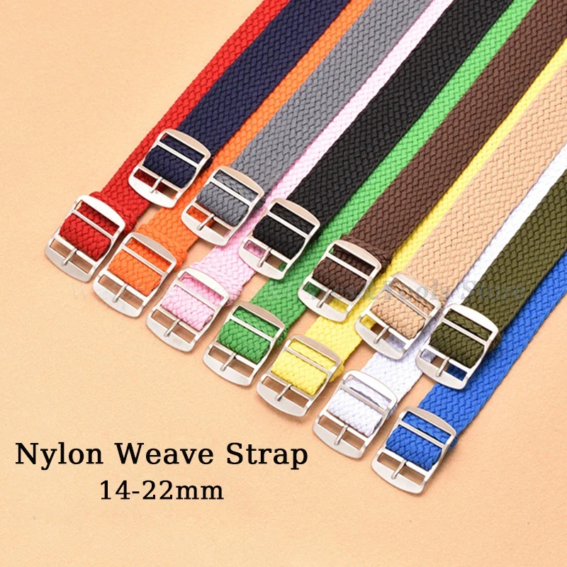 Perlon Strap Woven - Bracelet de montre en Nylon tissé