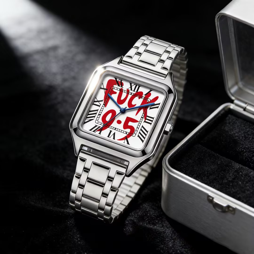 Cartier Watch Santos - Montre à quartz étanche carrée unisexe