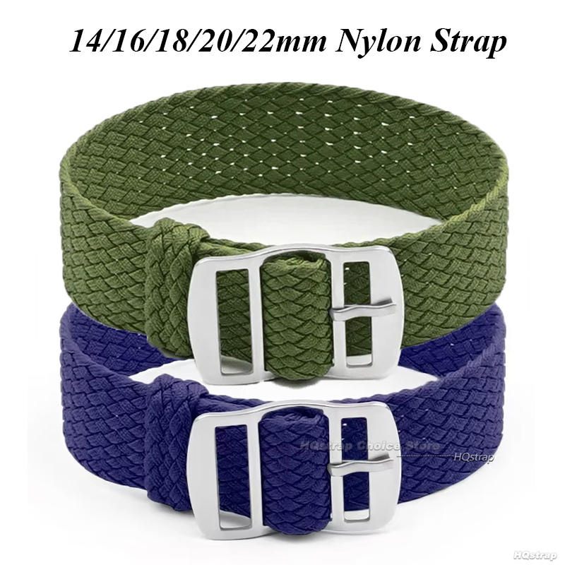 Perlon Strap Woven - 16mm 18mm 20mm 22mm Bracelet pour