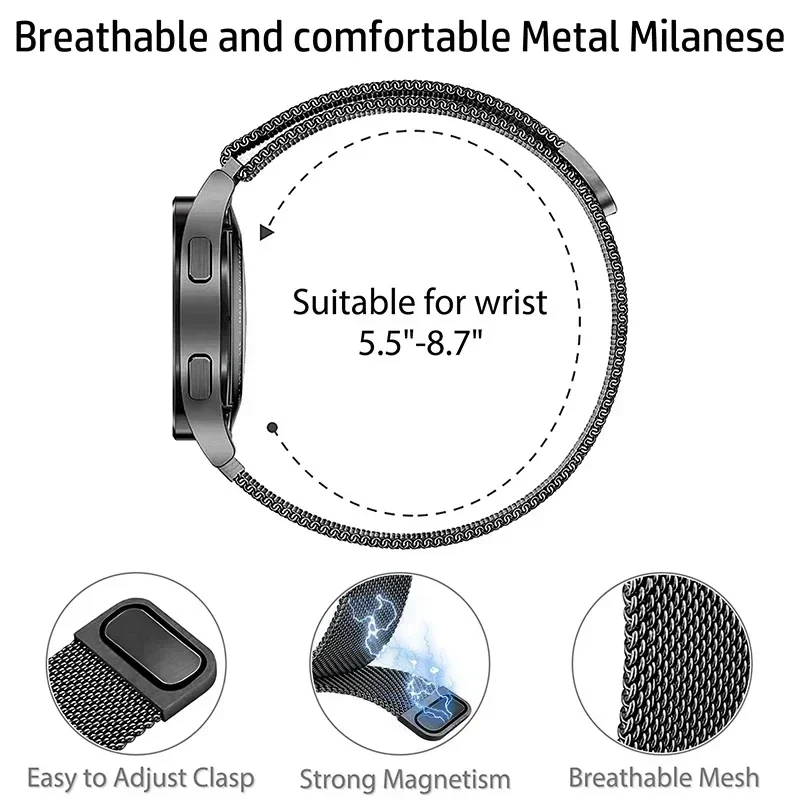 Bracelet à boucle milanaise de - Milanese Loop Magnetic avis et prix