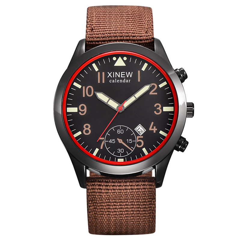 XINEW-Montre à quartz avec bra - Canvas Strap Watch avis et prix