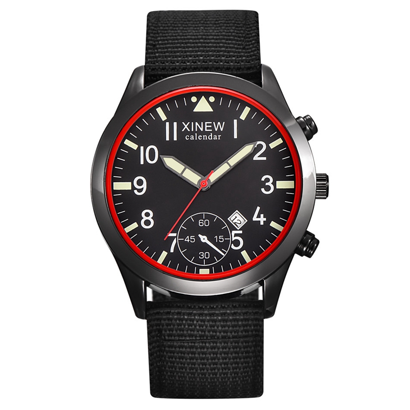 XINEW-Montre à quartz avec bra - Canvas Strap Watch avis et prix