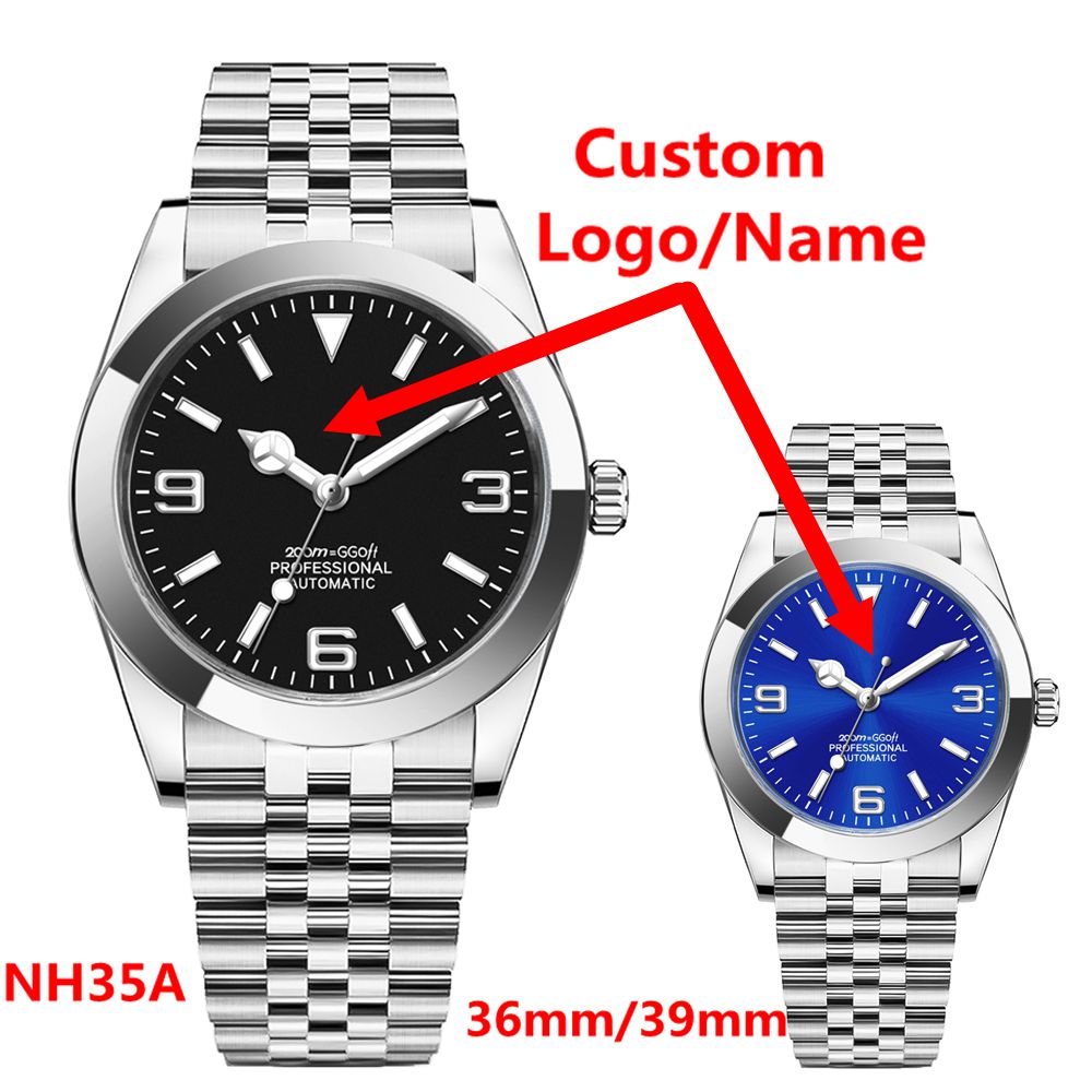 Montre de luxe avec logo perso - Stainless Bracelet Diver avis et prix