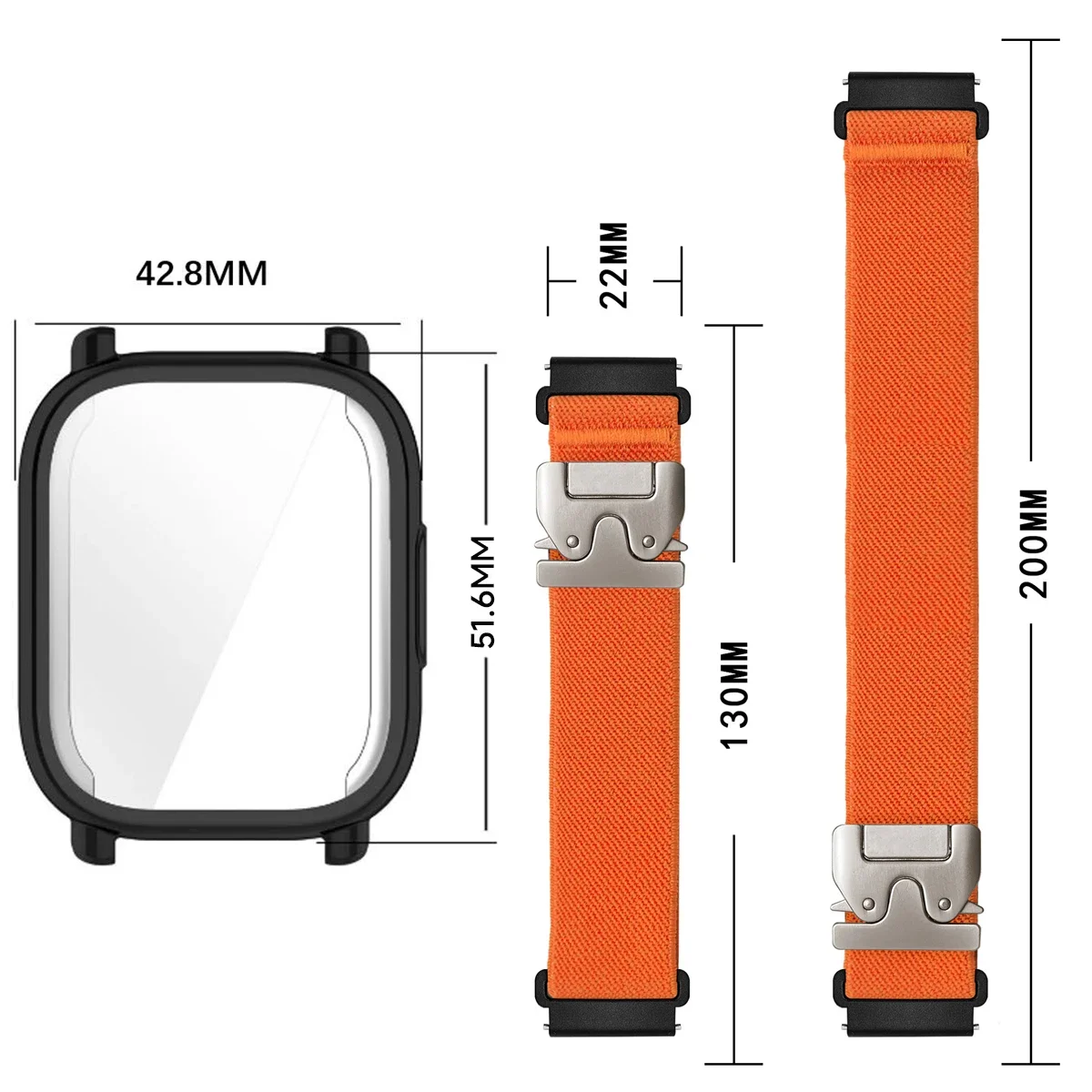 Bracelets en Nylon + étui en T - Parachute Strap Elastic avis et prix