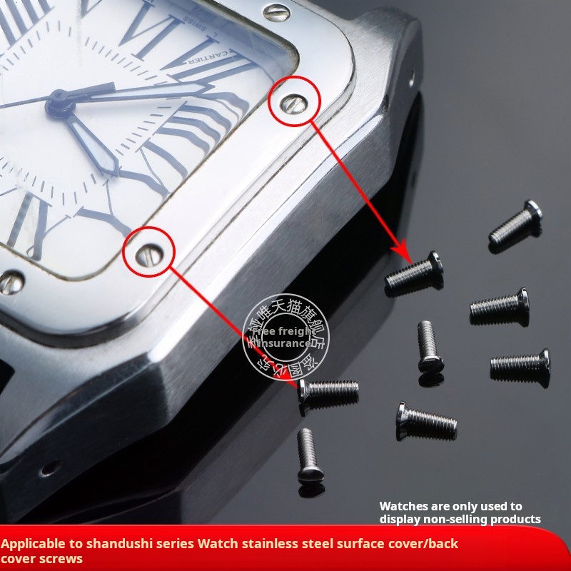 Vis en acier inoxydable massif - Cartier Watch Santos avis et prix
