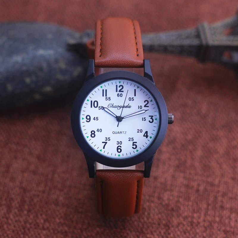Chaoyada-Montre-bracelet à qua - Leather Watch Band Men avis et prix