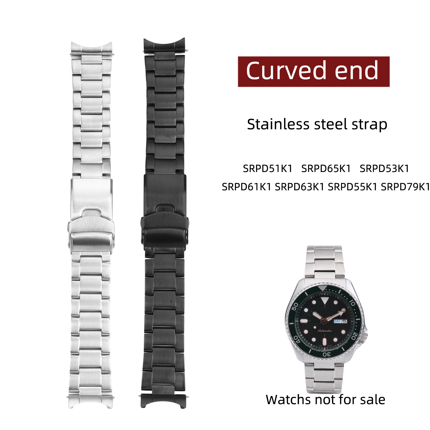 Bracelet de montre en acier in - Seiko Watch 5 Sports avis et prix