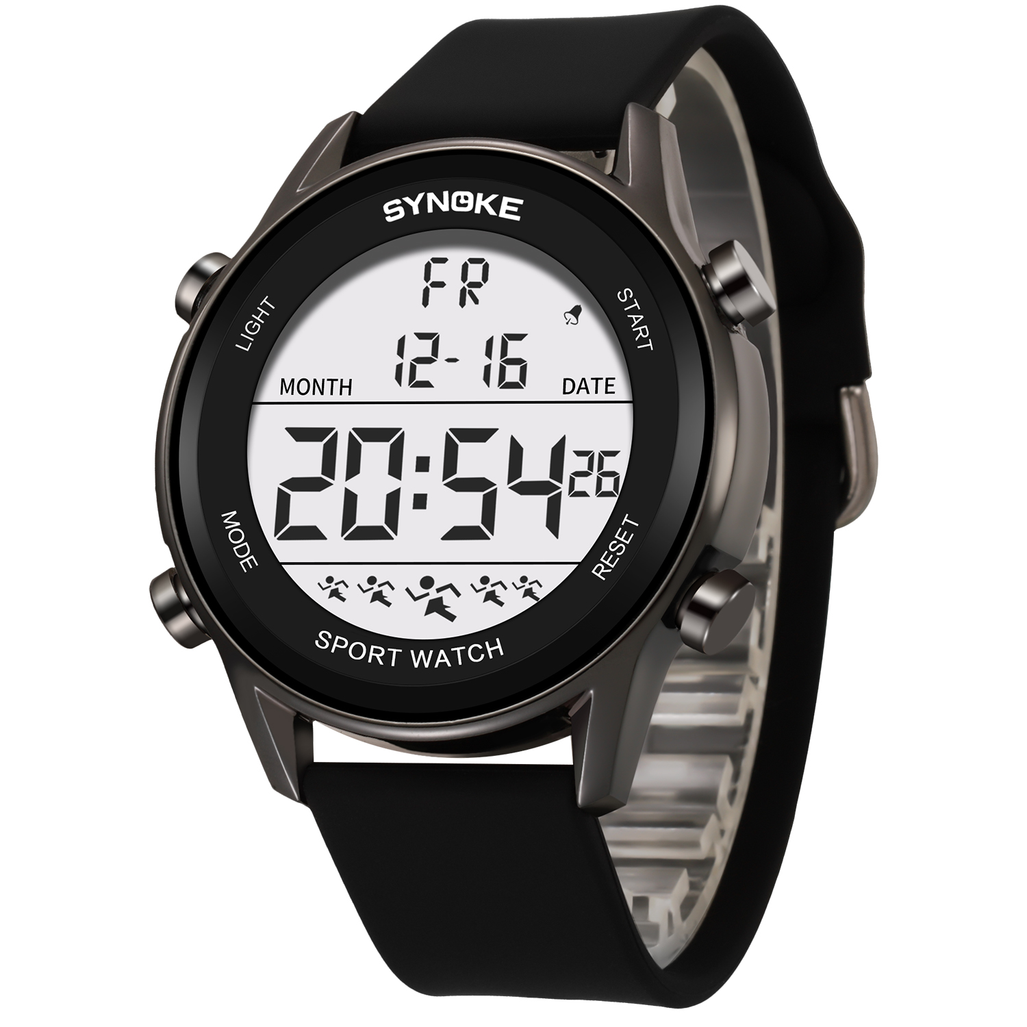 SYNOKE-Montre numérique étanch - Rubber Strap Diver avis et prix