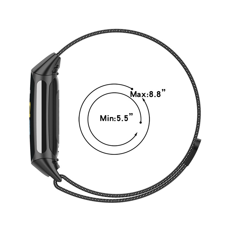 Bracelet en métal pour Fitbit  - Milanese Loop Magnetic avis et prix